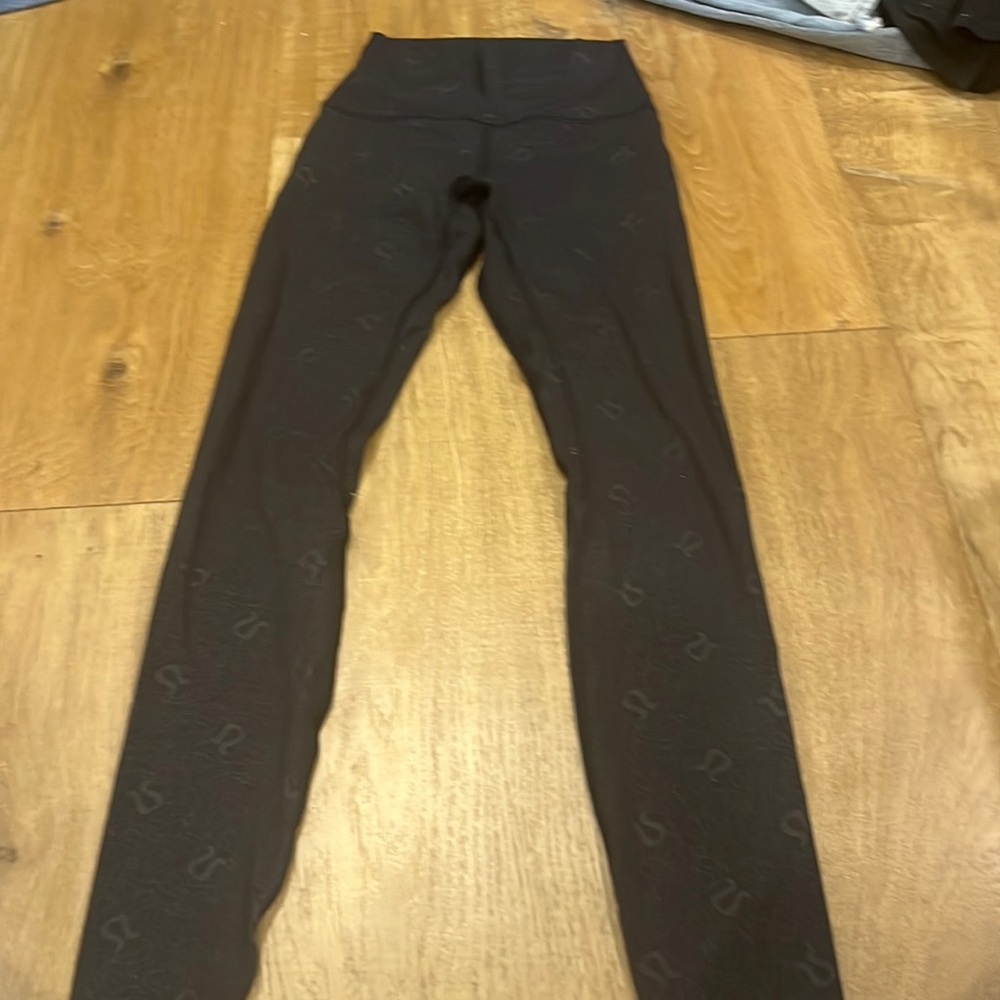 lululemon align logo leggings size 2